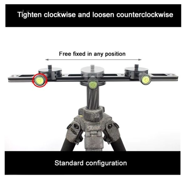 Double Camera Bracket Arca Swiss Quick Release Plate, Spec: Movable Base - Image 6