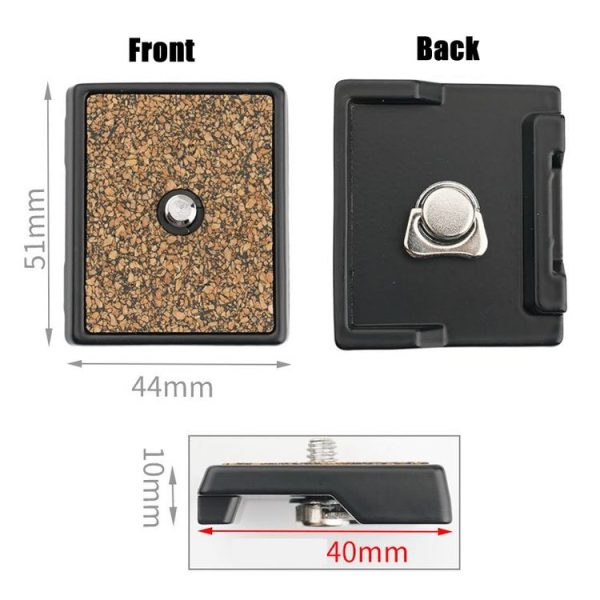 WeiFeng WF-6662A Tripod Quick Release Plate Metal QR Plate - Image 3