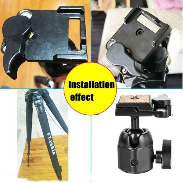 WeiFeng WF-6662A Tripod Quick Release Plate Metal QR Plate - Image 5