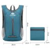 Vanaheimr Outdoor Lightweight Hiking Bag Foldable Storage Travel Casual Bag Large Capacity Light Shoulder Bag (Light Blue) - Image 3