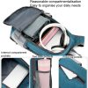 Vanaheimr Outdoor Lightweight Hiking Bag Foldable Storage Travel Casual Bag Large Capacity Light Shoulder Bag (Light Blue) - Image 4