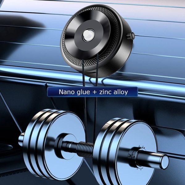 AIMITE M8 Car Phone Holder Vacuum Suction Cup Strong Magnetic Support Bracket (Silver) - Image 10