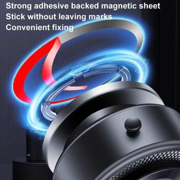 AIMITE M12 Car Phone Magnetic Rotating Holder Vacuum Suction Cup Strong Magnetic Support Bracket (Black) - Image 10