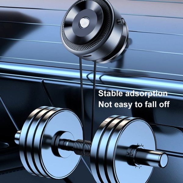 AIMITE M12 Car Phone Magnetic Rotating Holder Vacuum Suction Cup Strong Magnetic Support Bracket (Black) - Image 11