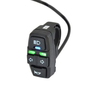 3 In 1 Electric Scooter Horn Headlight Six-Core Switch (36V-48V)