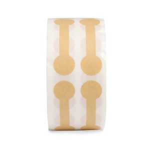 2pcs Jewelry Price Decoration Natural Kraft Paper Stickers, Model: J208