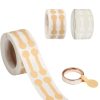 2pcs Jewelry Price Decoration Natural Kraft Paper Stickers, Model: J208 - Image 3