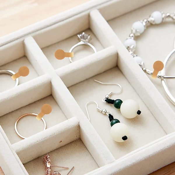 2pcs Jewelry Price Decoration Natural Kraft Paper Stickers, Model: J208 - Image 6