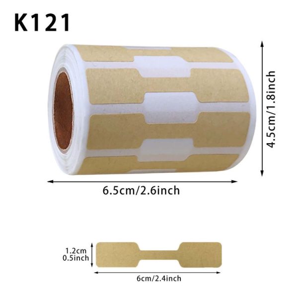 Jewelry Price Decoration Kraft Paper Handmade Stickers (K121) - Image 3