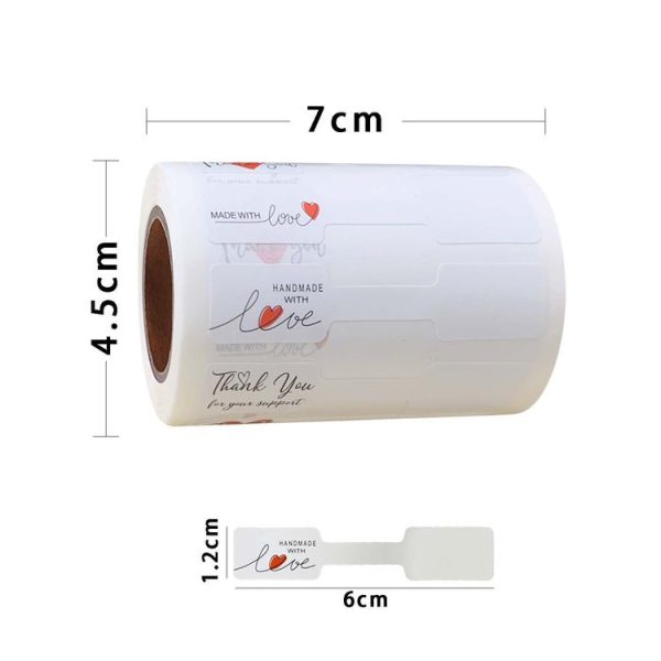 Jewelry Price Decorative Handmade Stickers (500pcs / Roll) - Image 2