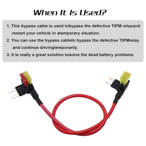 TIPM Bypass Cable Fuse Adapter Holder For Dodge Ram 1500 2500, Model: TNX0902 - Image 4