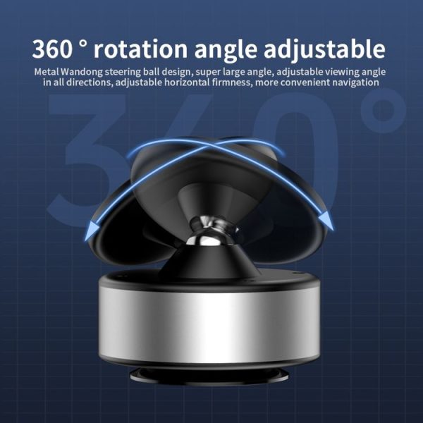 AIMITE X11 Car Vacuum Adsorption Cell Phone Magnetic Holder Universal Adjustable Navigation Support Bracket (Black Ordinary Model) - Image 4