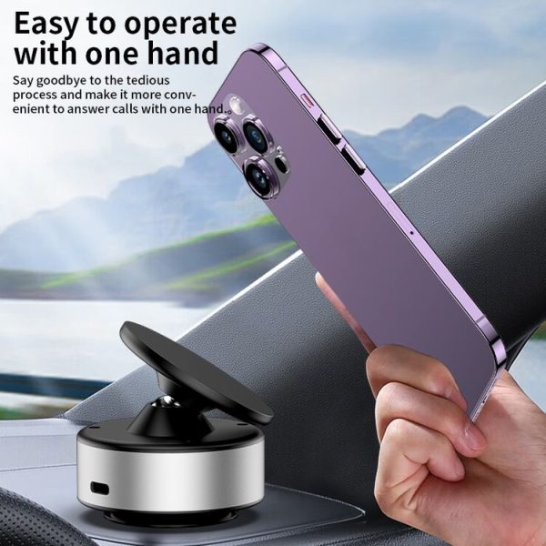 AIMITE X11 Car Vacuum Adsorption Cell Phone Magnetic Holder Universal Adjustable Navigation Support Bracket (Black Ordinary Model) - Image 9