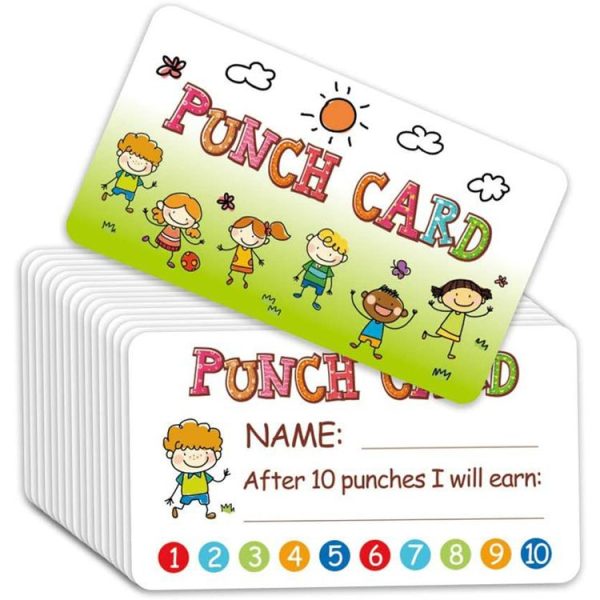 2packs 5x9cm Children Toy Reward Incentive Cards (For Boys)