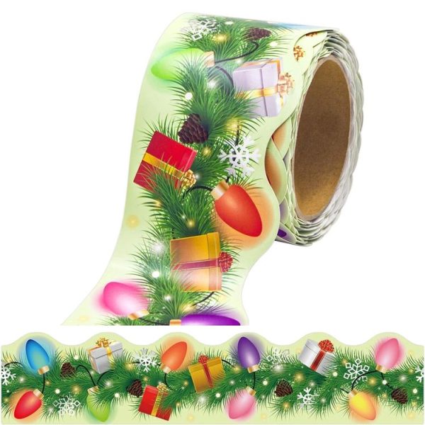 Christmas Room Decoration Blackboard Bulletin Board Frame Stickers (7.5cm)