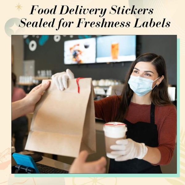 Food Baking Gift Sealing Stickers Holiday Self-adhesive Labels (S203 100pcs / Roll) - Image 3