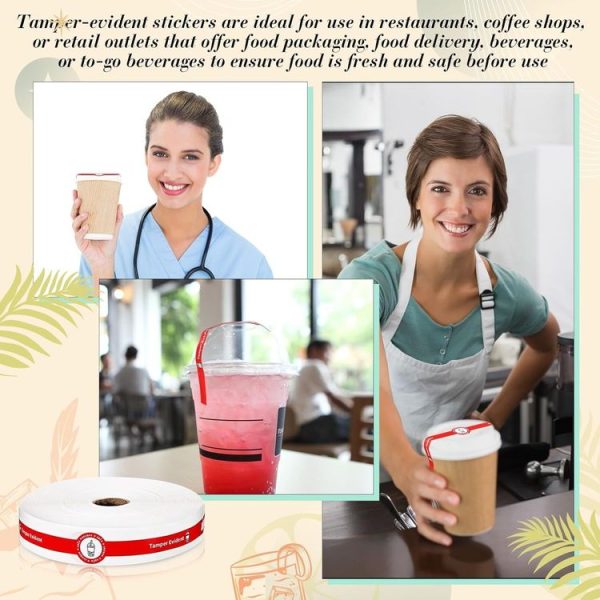 Food Baking Gift Sealing Stickers Holiday Self-adhesive Labels (S203 100pcs / Roll) - Image 4