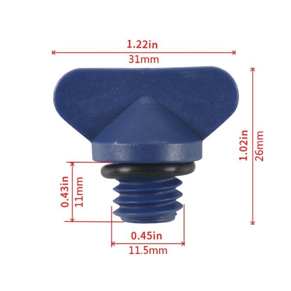 Manifold Engine Block Drain Plug With Gasket For Mercruiser - Image 4