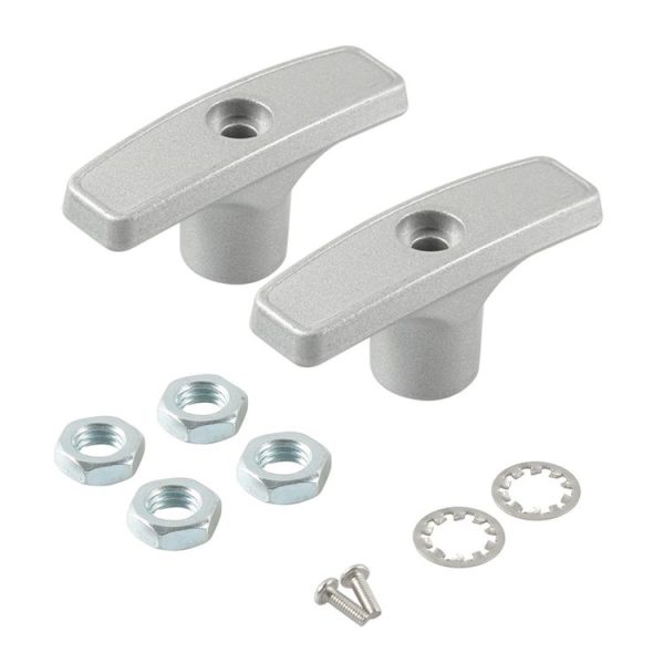 RV Waste Drain Valve Extension Rod Handle Kit (2 Pairs Handle Kit)
