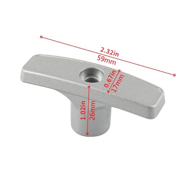 RV Waste Drain Valve Extension Rod Handle Kit (2 Pairs Handle Kit) - Image 3