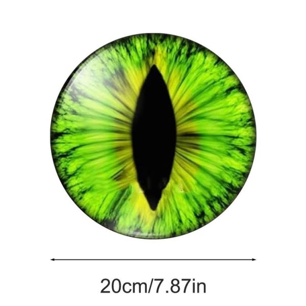 1pair Beast Eyes Headlight Decorative Stickers Off-Road Vehicle Front Lights Stereo Decals, Style: 1 - Image 3