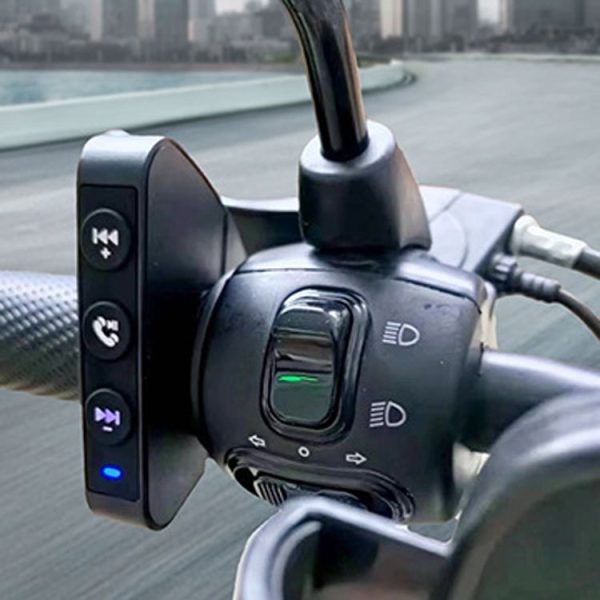Q15 Motorcycle Riding Wireless Bluetooth Handlebar Control Phone Button Remote Controller (Black) - Image 10