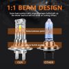 Car Universal Direct Plug LED Headlight Retrofit Bulb With Fan, Specifications: H7 - Image 3