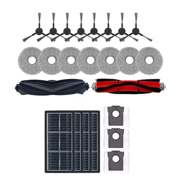 Rubber Brush For Dreame X30 / X30 Pro Robot Vacuum Cleaner Replacement Parts - Image 2