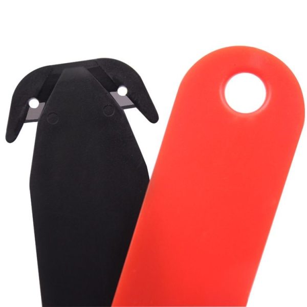 5pcs Unpacking Film Unsealing Double-Edged Cutting Knife (Black) - Image 4