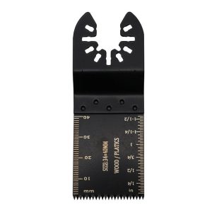 2pcs Trimmers High Carbon Steel Straight Saw Blade For Multi Tool, Style: Small Teeth