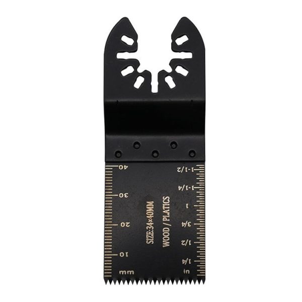 2pcs Trimmers High Carbon Steel Straight Saw Blade For Multi Tool, Style: Small Teeth