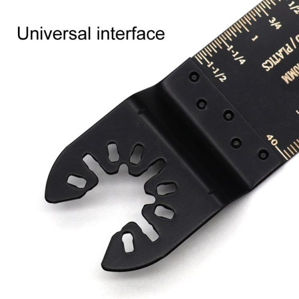 2pcs Trimmers High Carbon Steel Straight Saw Blade For Multi Tool, Style: Small Teeth - Image 3