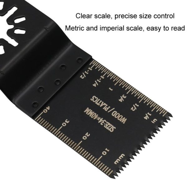 2pcs Trimmers High Carbon Steel Straight Saw Blade For Multi Tool, Style: Small Teeth - Image 5