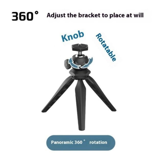 Projector Mini Desktop Tripod Mobile Live Projection Lazy Bracket (Plastic Ball Head) - Image 5