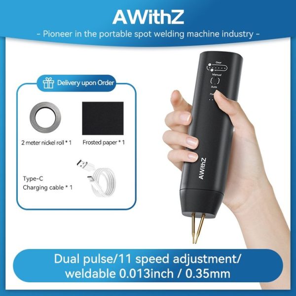AWithZ Mini Portable DIY Nickel Sheet Handheld Spot Welding Machine (H1) - Image 10