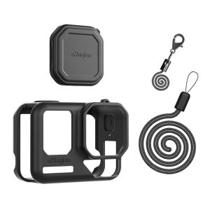 Insta360 Ace Pro 2 aMagisn Body + Lens Silicone Cover With Lanyard (Black)