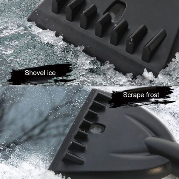 Car Snow Removal Shovel Multi-functional Winter Snow Clearing Tool Windshield Defrost Deicing Shovel (Black Gold) - Image 10