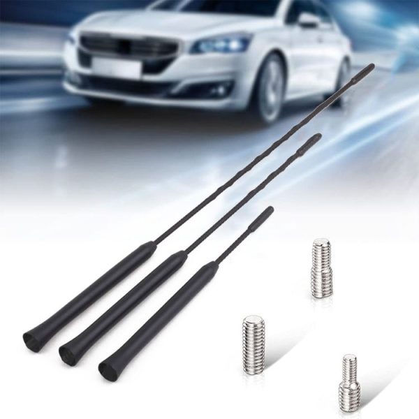 9 inch Car FM / AM Signal Amplifier Antenna Pole For Volkswagen / BMW / Toyota - Image 2