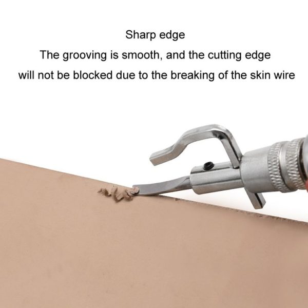 7 In 1 Leather Edge Presser Groove Cutter Edge Trimmer (Brown) - Image 5