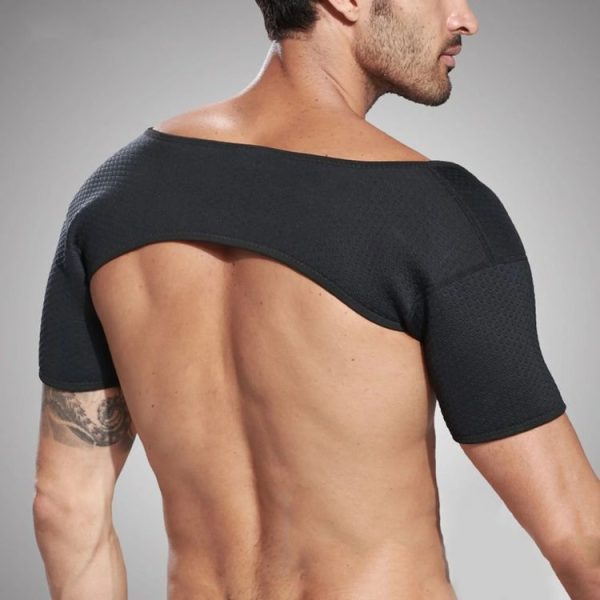 Shoulder Pad Shoulder Warmer Wrap Shock Absorbing Decompression Brace, Size: M