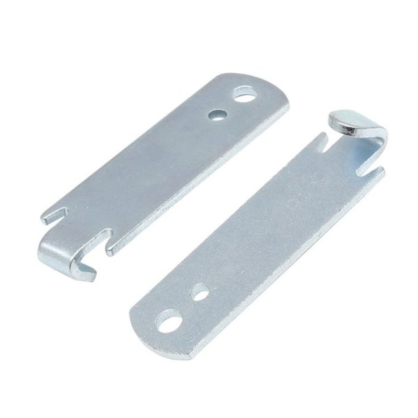 2pcs / Set Wire Twister T-Post Clamp Fence Wire Rope Winder (Silver)