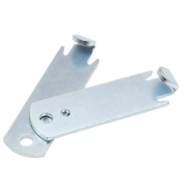 2pcs / Set Wire Twister T-Post Clamp Fence Wire Rope Winder (Silver) - Image 2