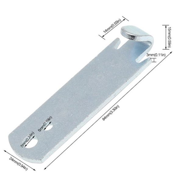 2pcs / Set Wire Twister T-Post Clamp Fence Wire Rope Winder (Silver) - Image 3