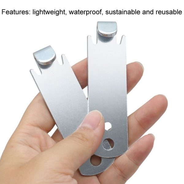 2pcs / Set Wire Twister T-Post Clamp Fence Wire Rope Winder (Silver) - Image 4