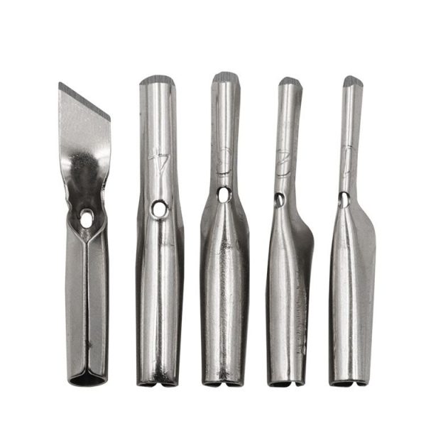 7pcs / Set Wood Handle Carving Knife Tool Art Combination Set (Five Blade Heads) - Image 4