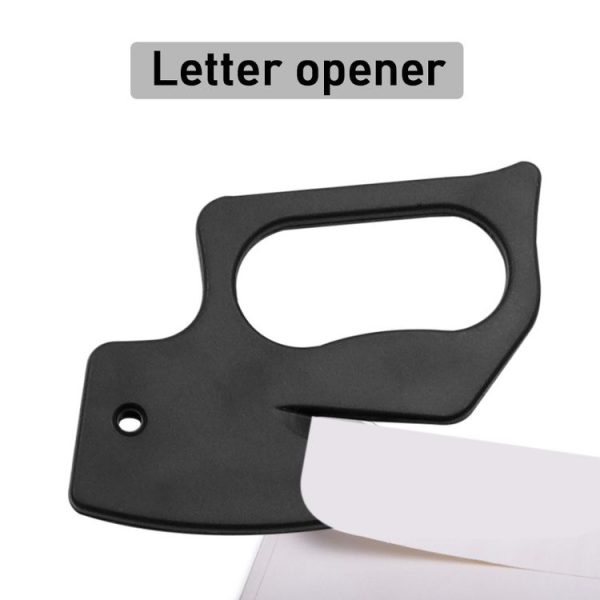 2pcs Multi-purpose Paper Cutting Stainless Steel Blade Letter Opener, Color: White - Image 4
