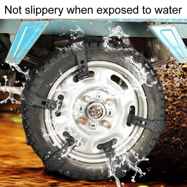 Electrical Bicycle And Motorcycle Winter Snow Tire Anti-Skid Chain (Black) - Image 4