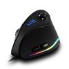 ZELOTES C18 11-Keys RGB Vertical Grip Ergonomic Joystick Programming Gaming Wired Mouse (Black)
