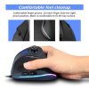 ZELOTES C18 11-Keys RGB Vertical Grip Ergonomic Joystick Programming Gaming Wired Mouse (Black) - Image 11