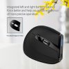 ZELOTES F36A 6-Buttons Vertical Grip Ergonomic Rechargeable Wireless Mouse (Black) - Image 5